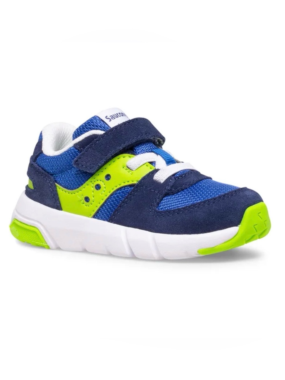 Saucony Jazz Lite 2.0 Sneaker Baby Toddler Walker Shoes Size 4W Blue/Green New